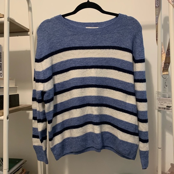 Blue striped sweater - Picture 1 of 2